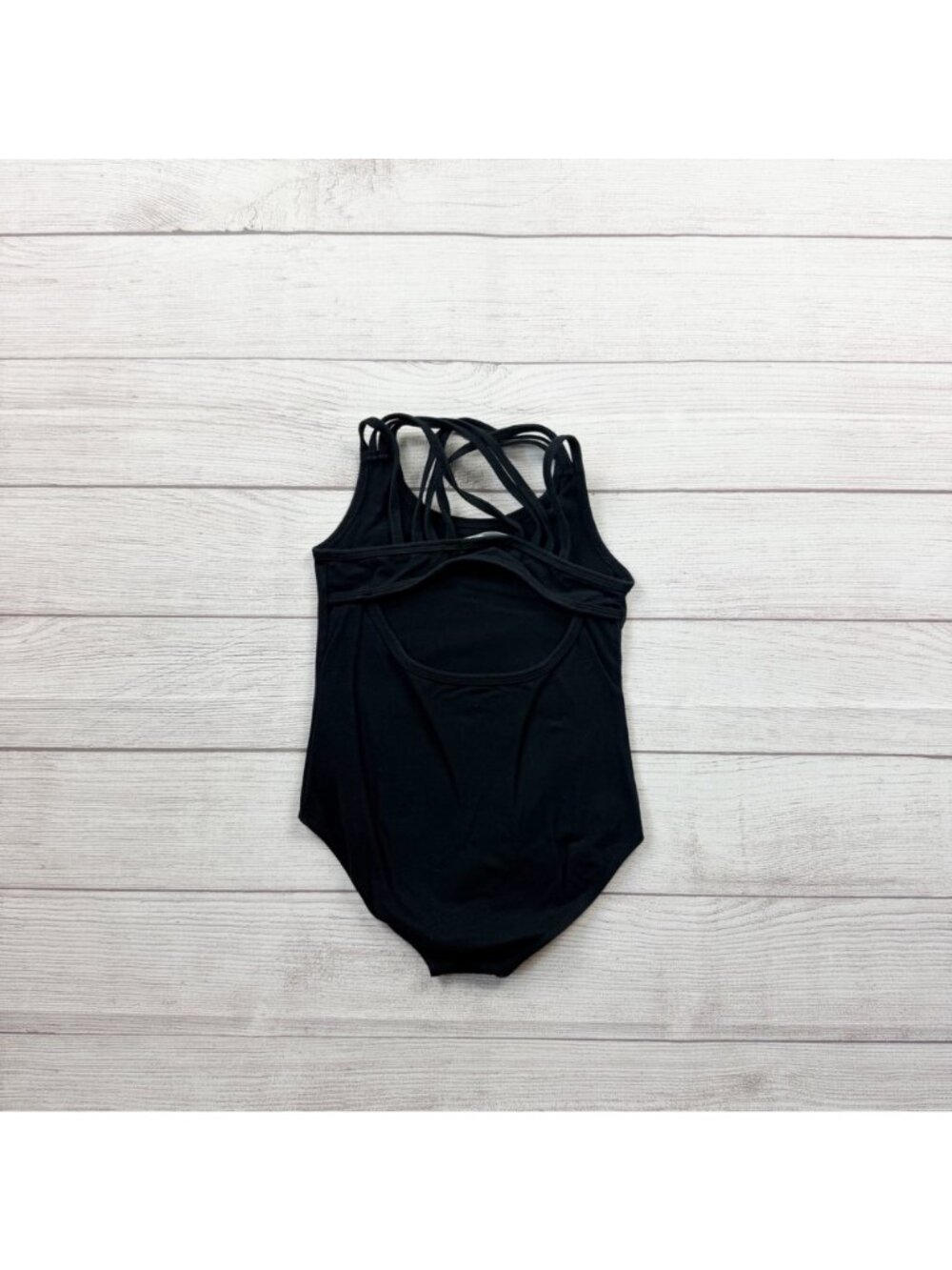 Arshiner Girls Black Strappy Back Dance Leotard 130 6-7 - Picture 3 of 3